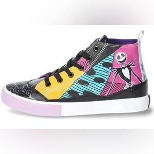 NWOT Disney The Nightmare Before Christmas Sneakers Women High Top Shoes Size 8